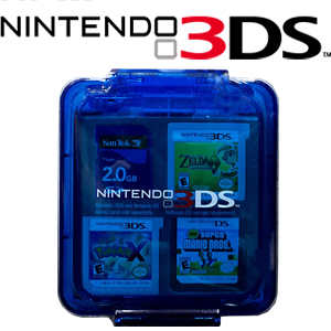 Power A 16 Game Case (Clear Blue)