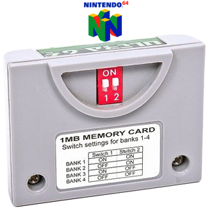 Nintendo 64 Blaze 1MB Memory Card (Controller Pak)